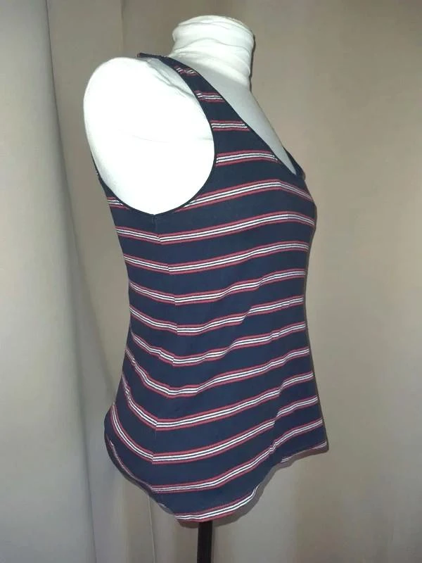 Camisola rayada para mujer azul marino 38 - M – photo 2